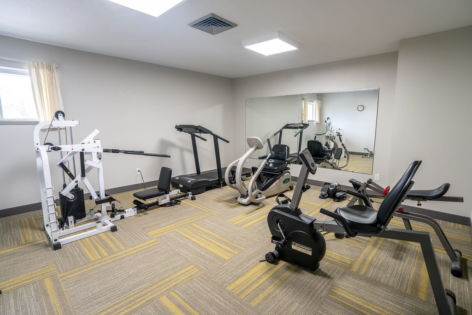 Well-Equipped Fitness Center for Active Senior Living