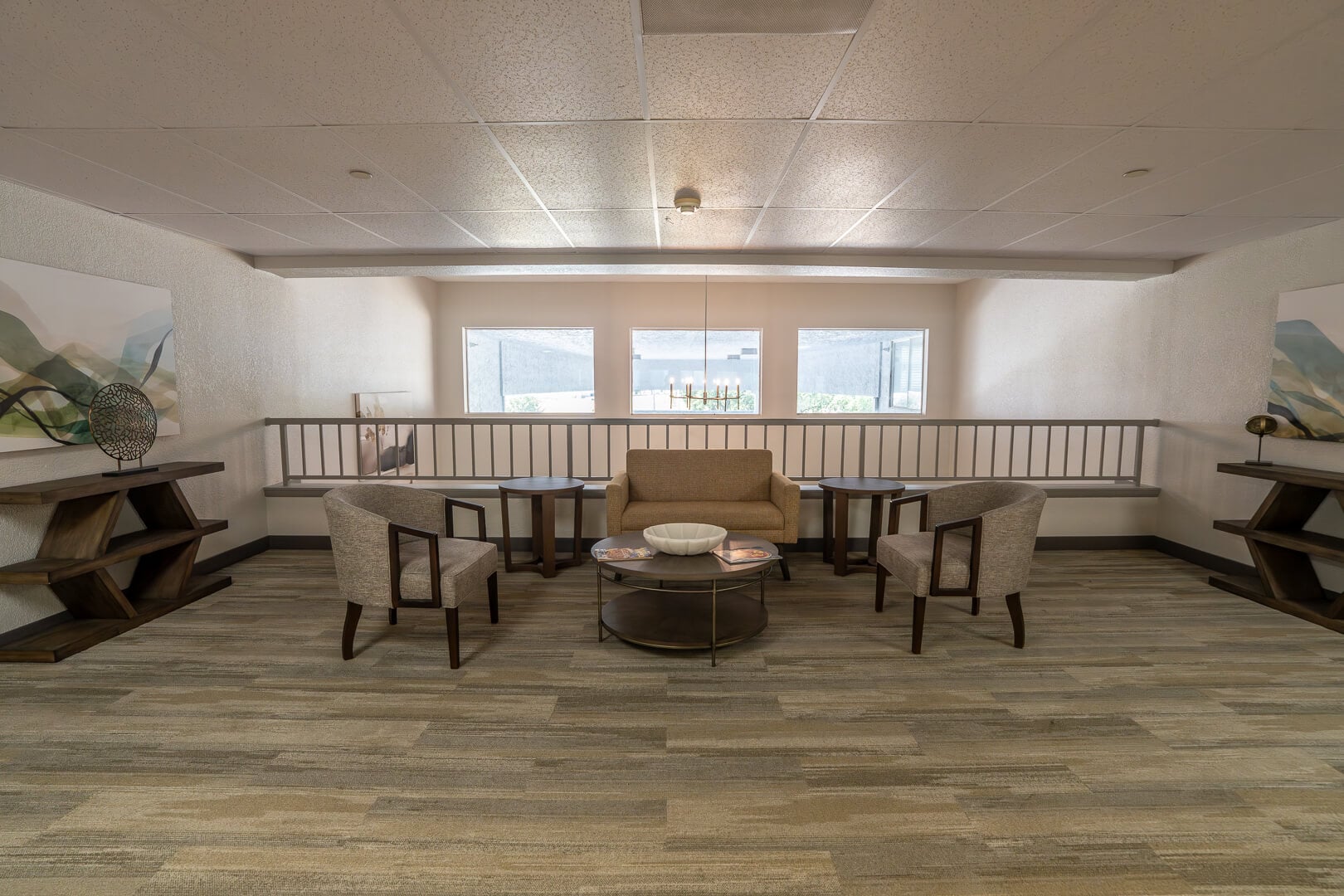 Upper Level Lounge at Montgomery Retirement Home