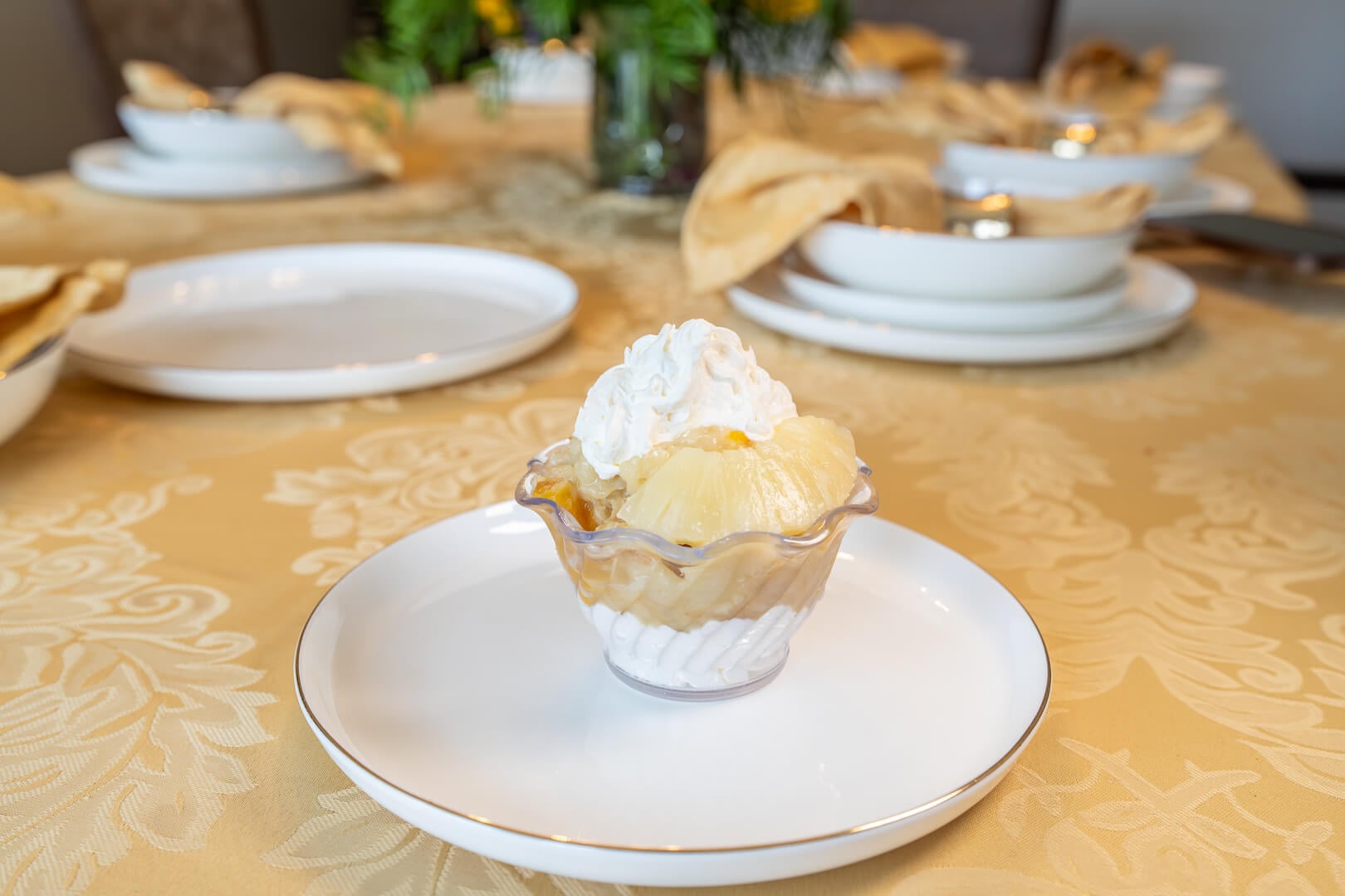 Gourmet Dessert Presentation at Senior Living Community